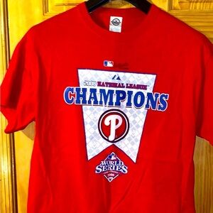 Authentic Phillies 2008 NLCS Champion T-Shirt.